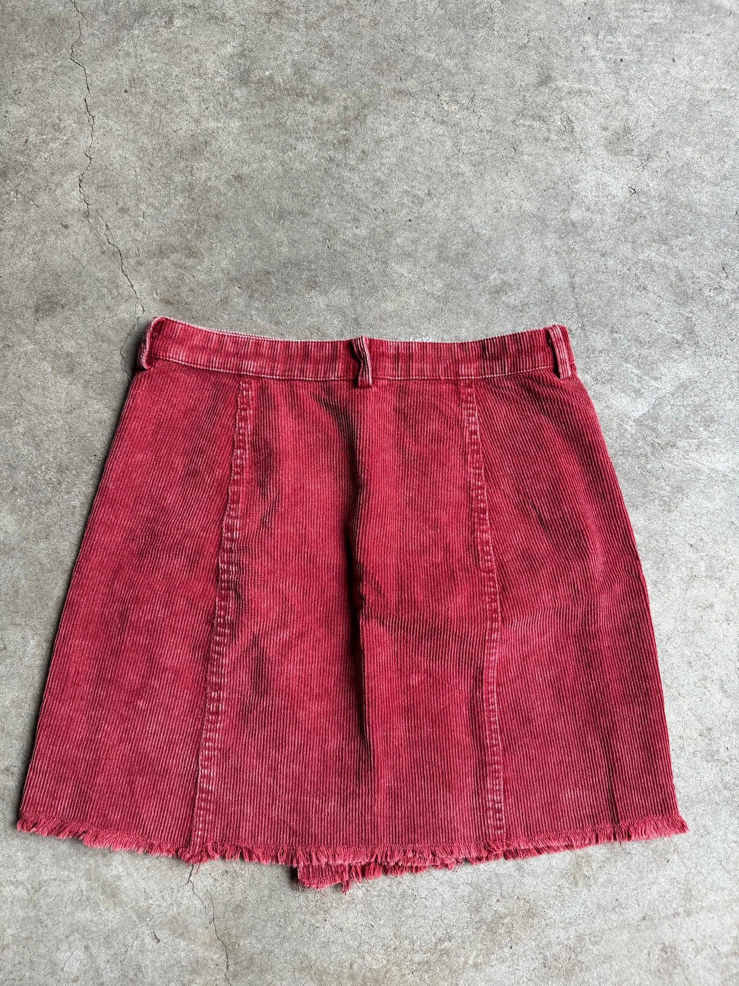 Red skirt