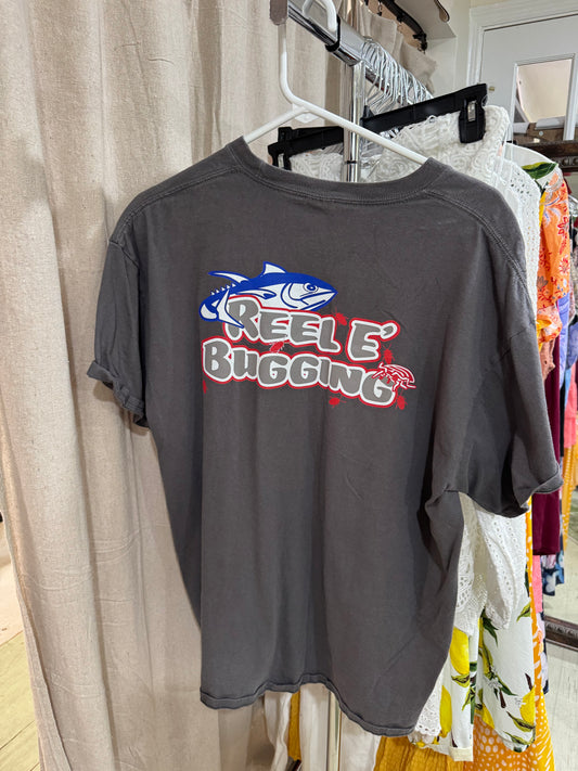 Reel n bugging tee