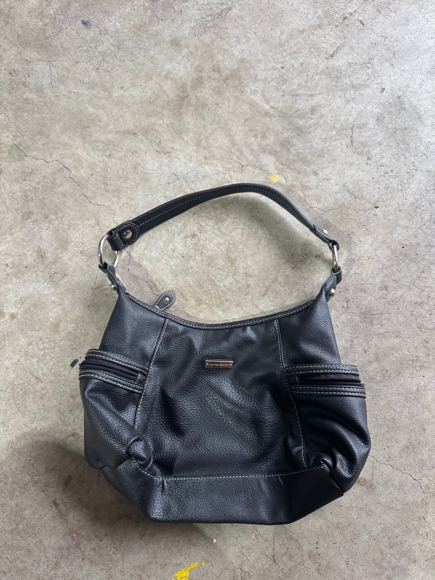 Vtg Black Purse