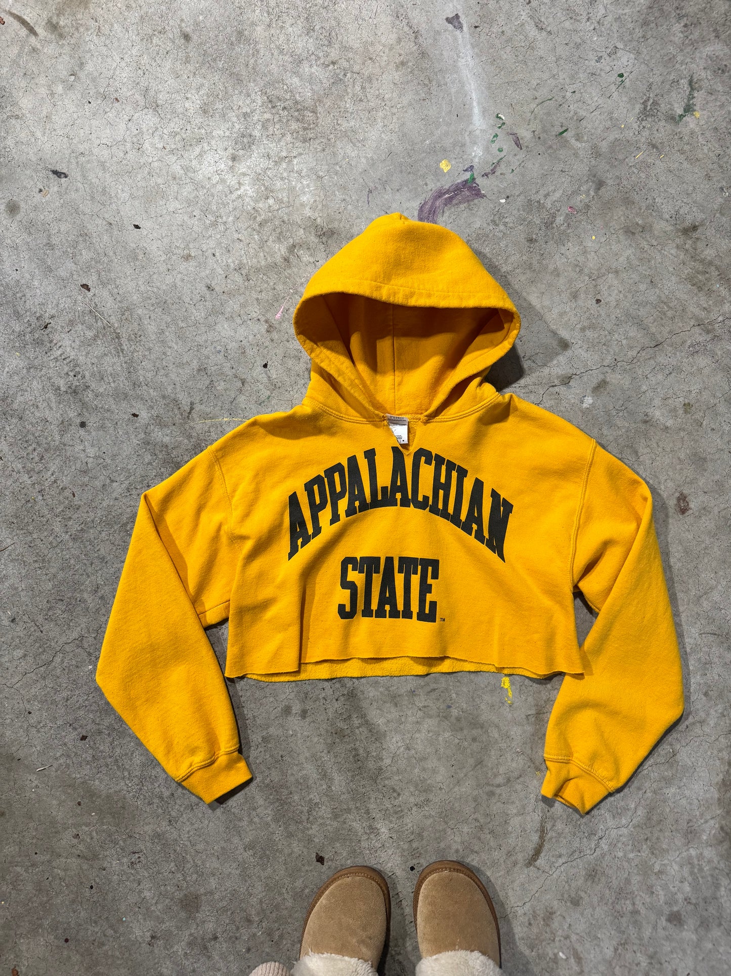 Appalachian State cropped hoodie