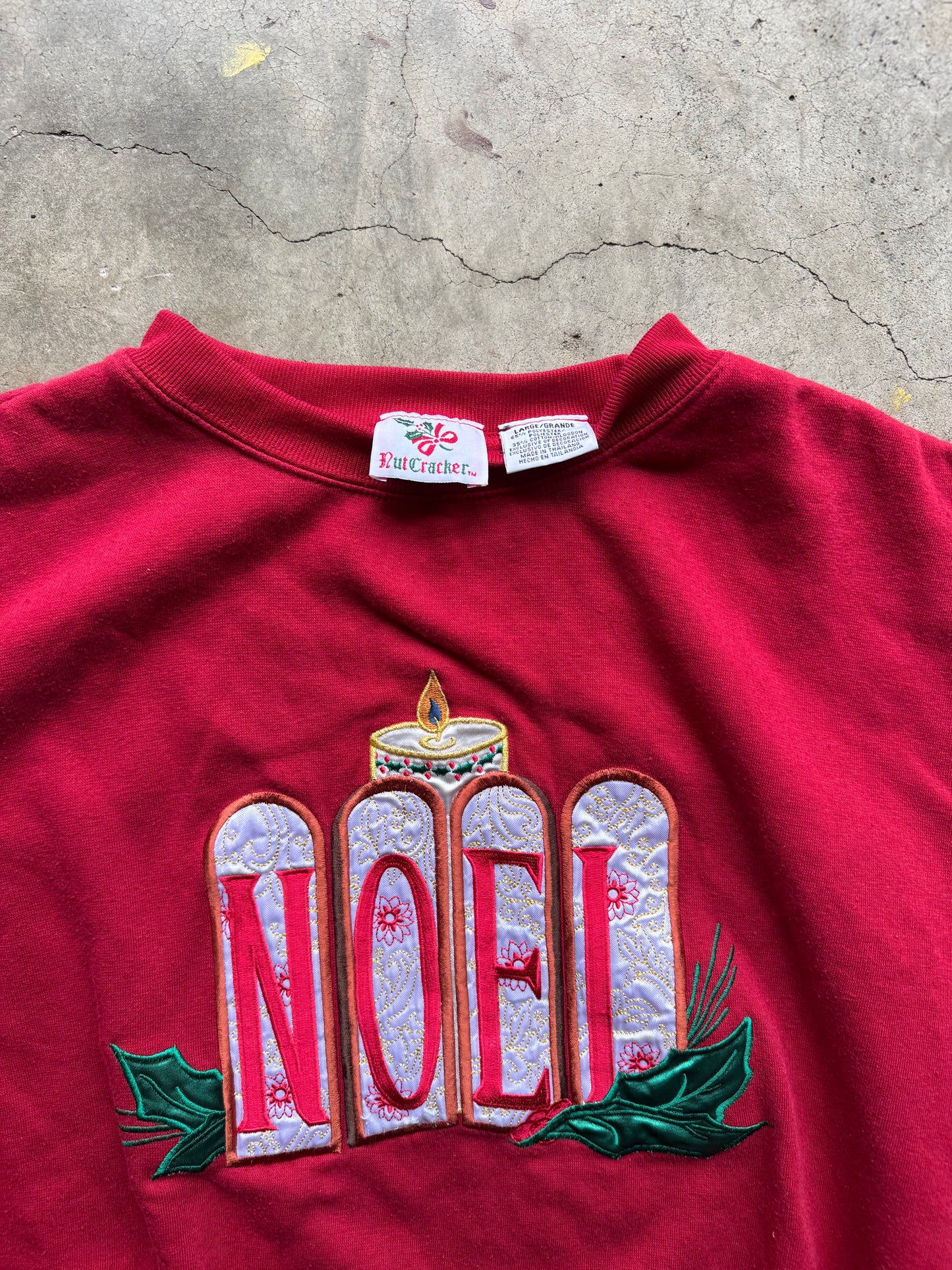 Vtg noel crewneck