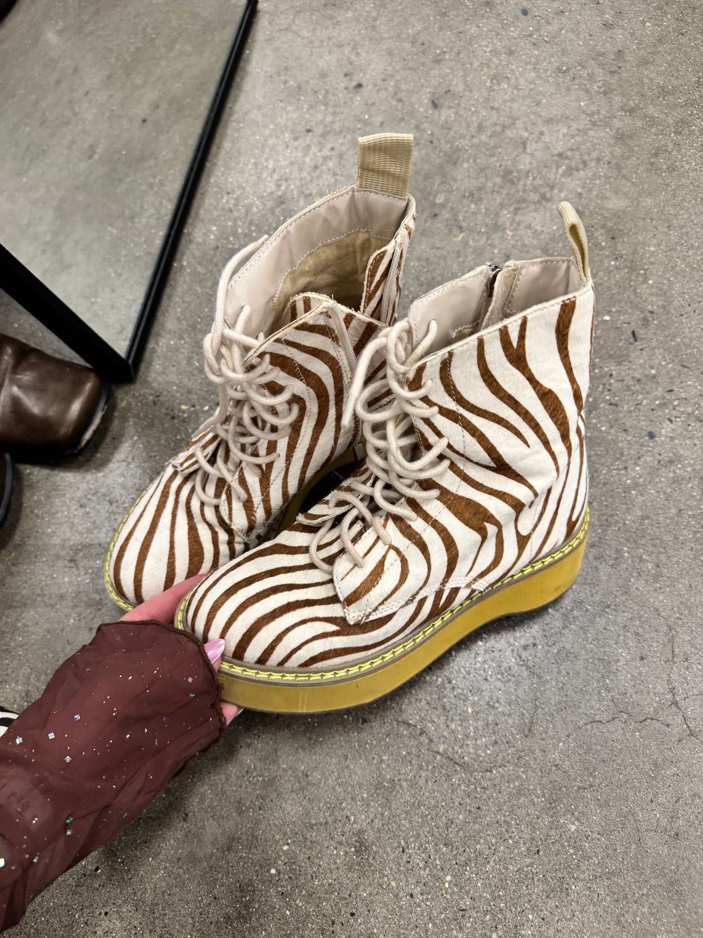 Zebra Boots