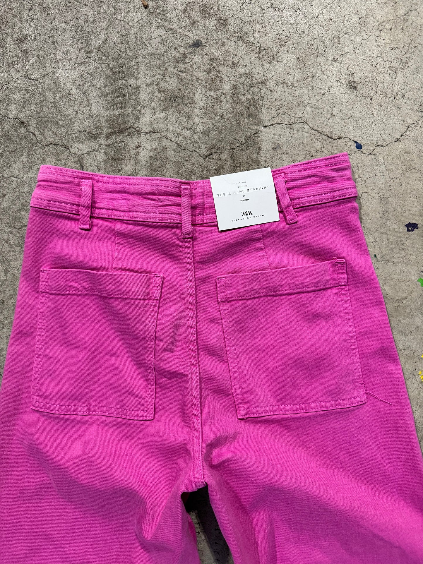 Zara pink jeans