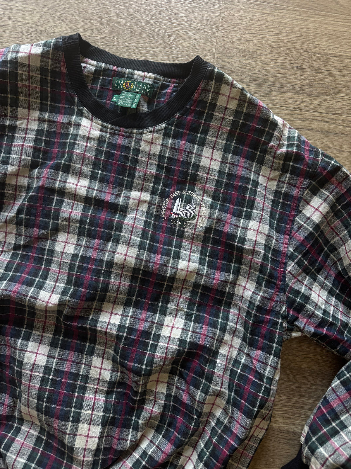 Plaid Crewneck