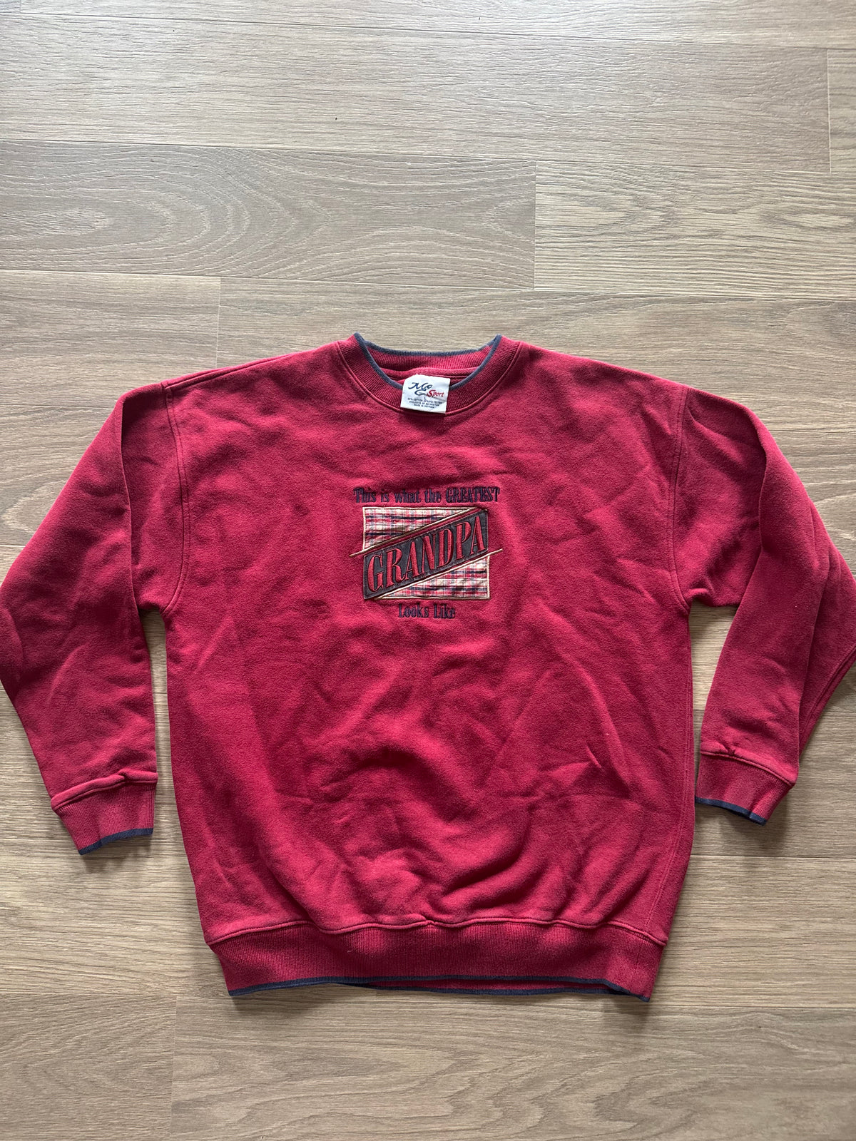 Vtg Grandpa Crewneck L
