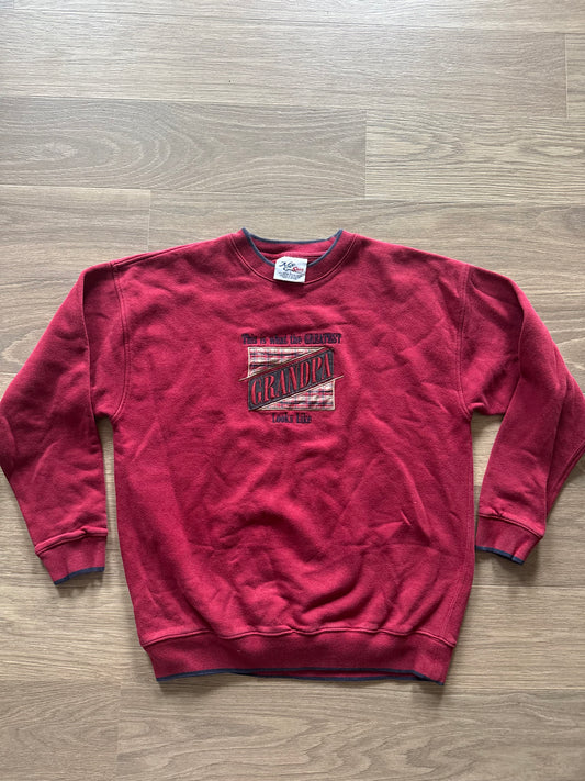 Vtg Grandpa Crewneck L