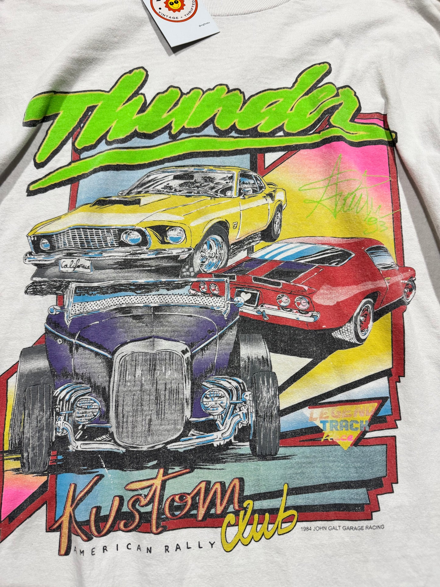 Vtg Car Tee