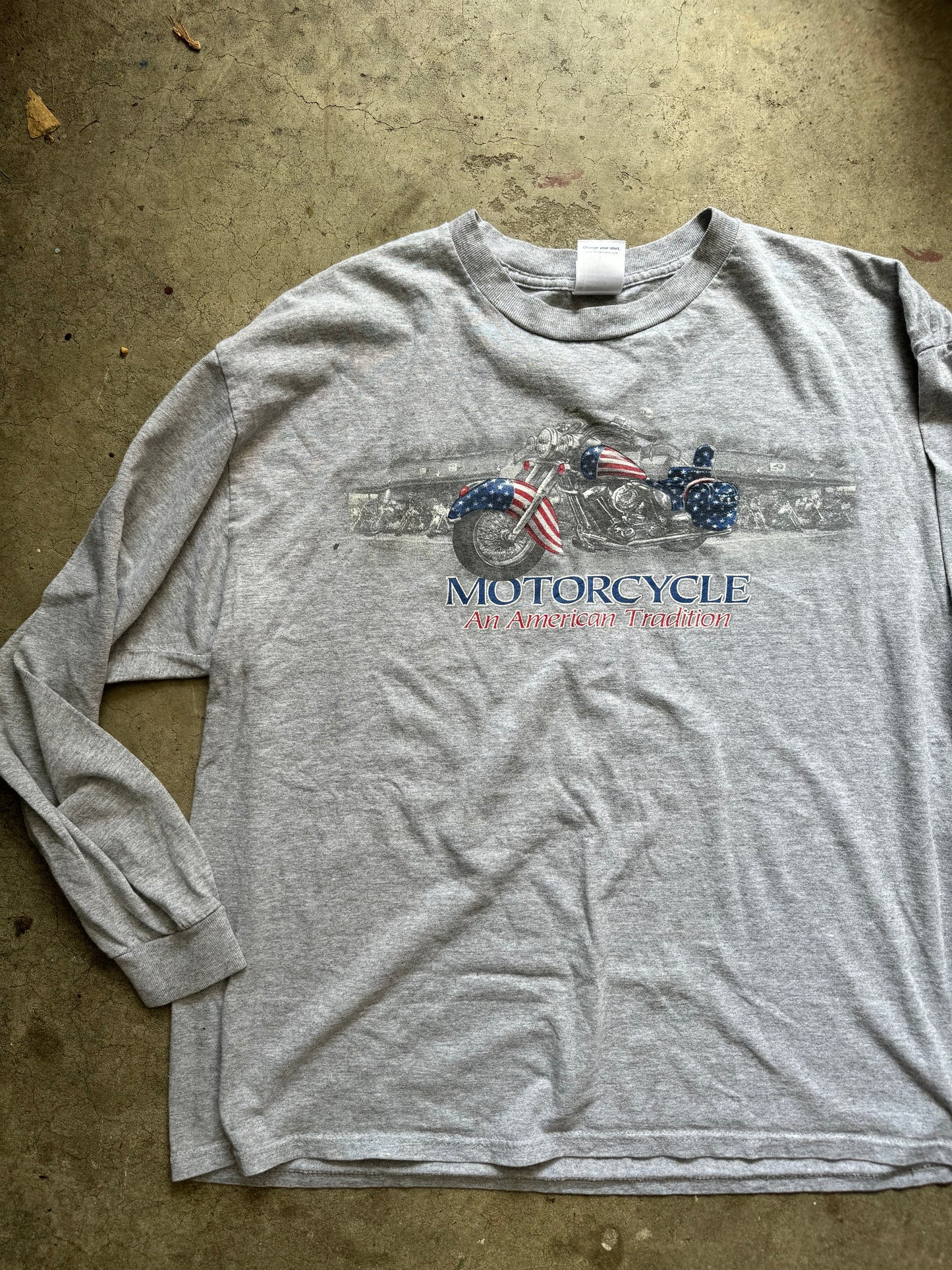 Vtg Motorcycle Tee