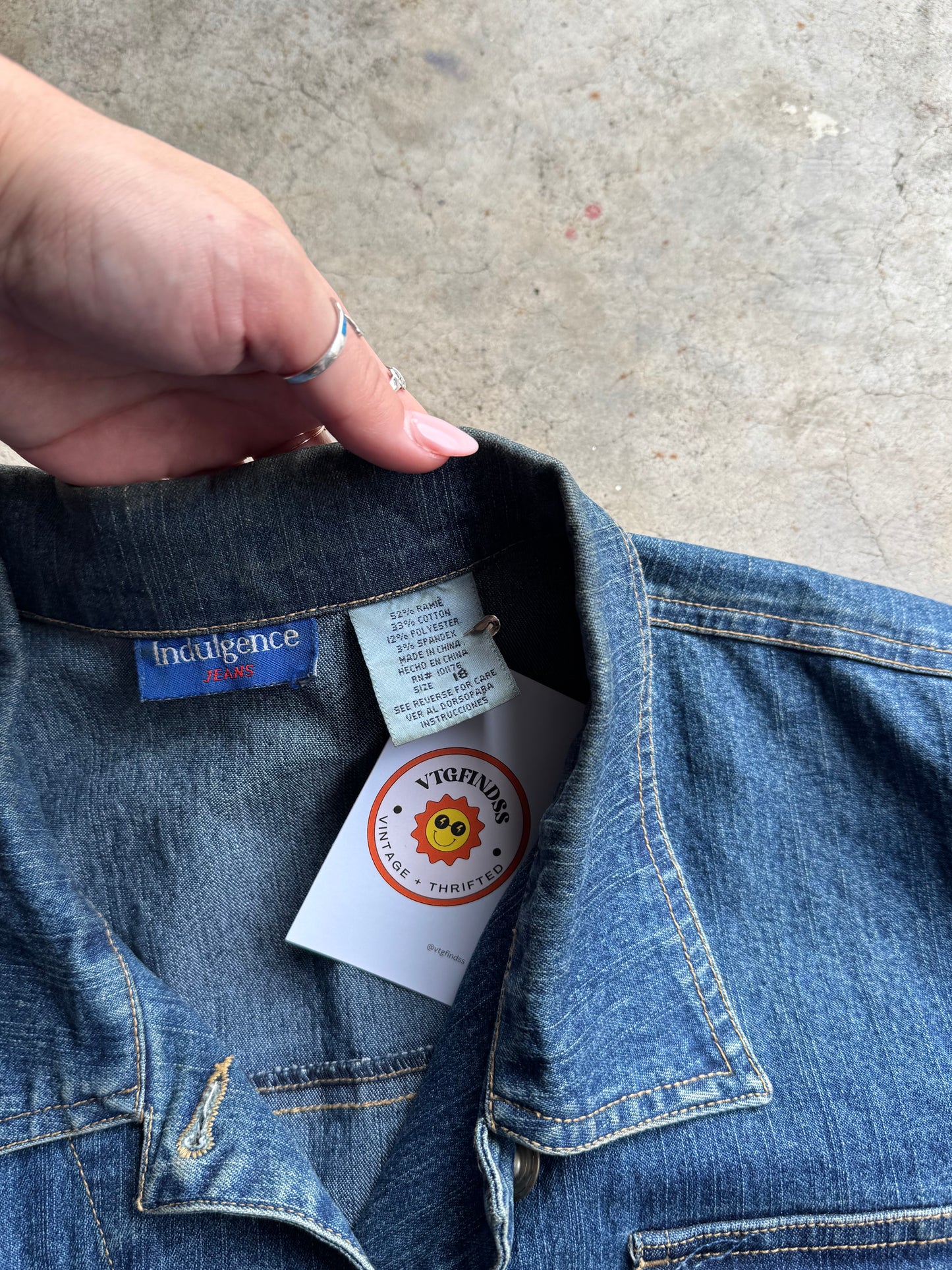 Vtg Jean Jacket