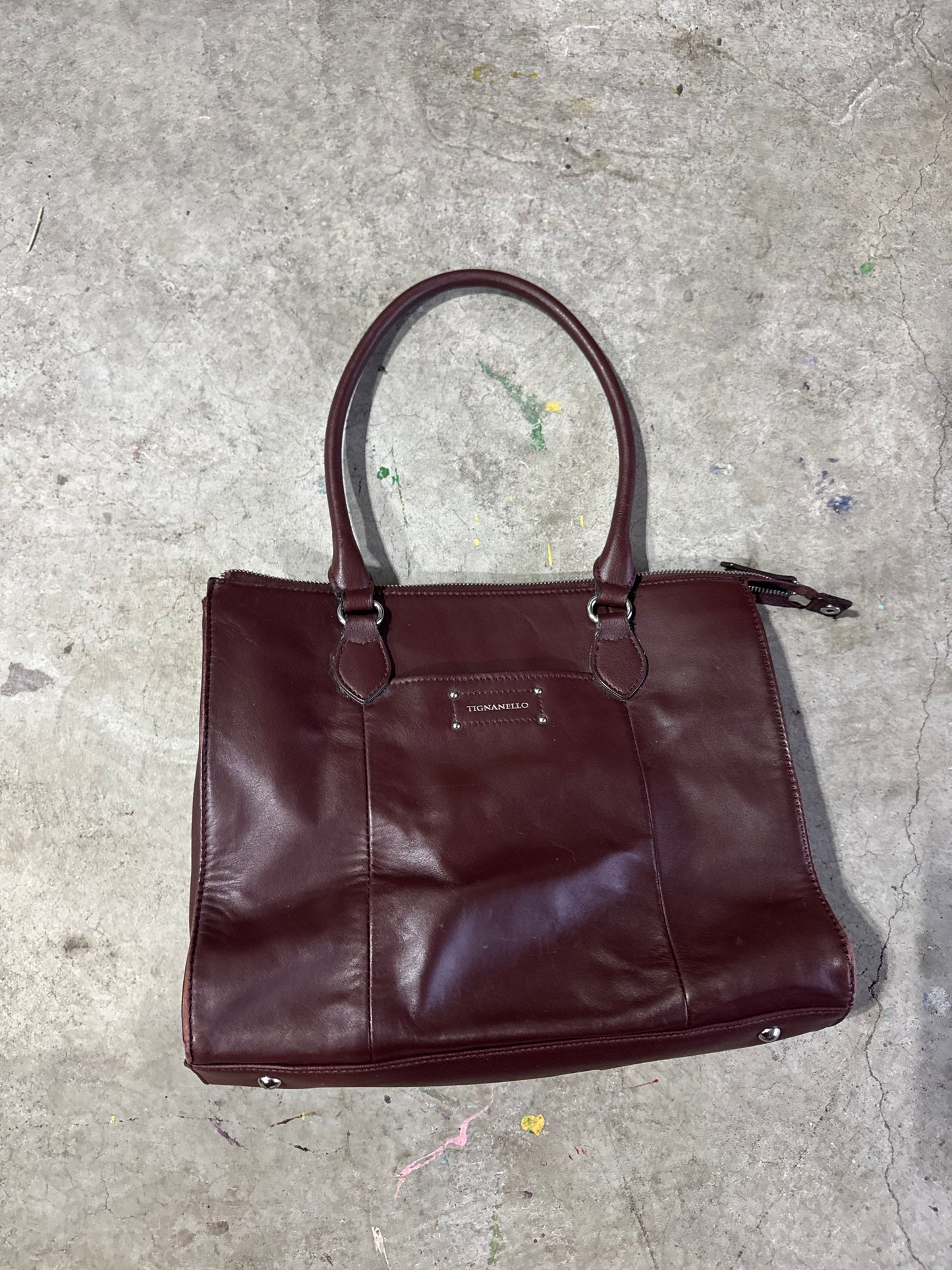 Burgundy purse