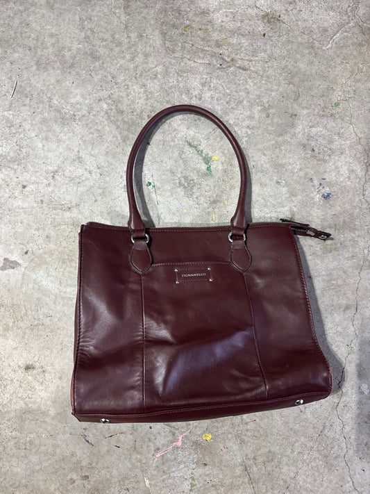 Burgundy purse