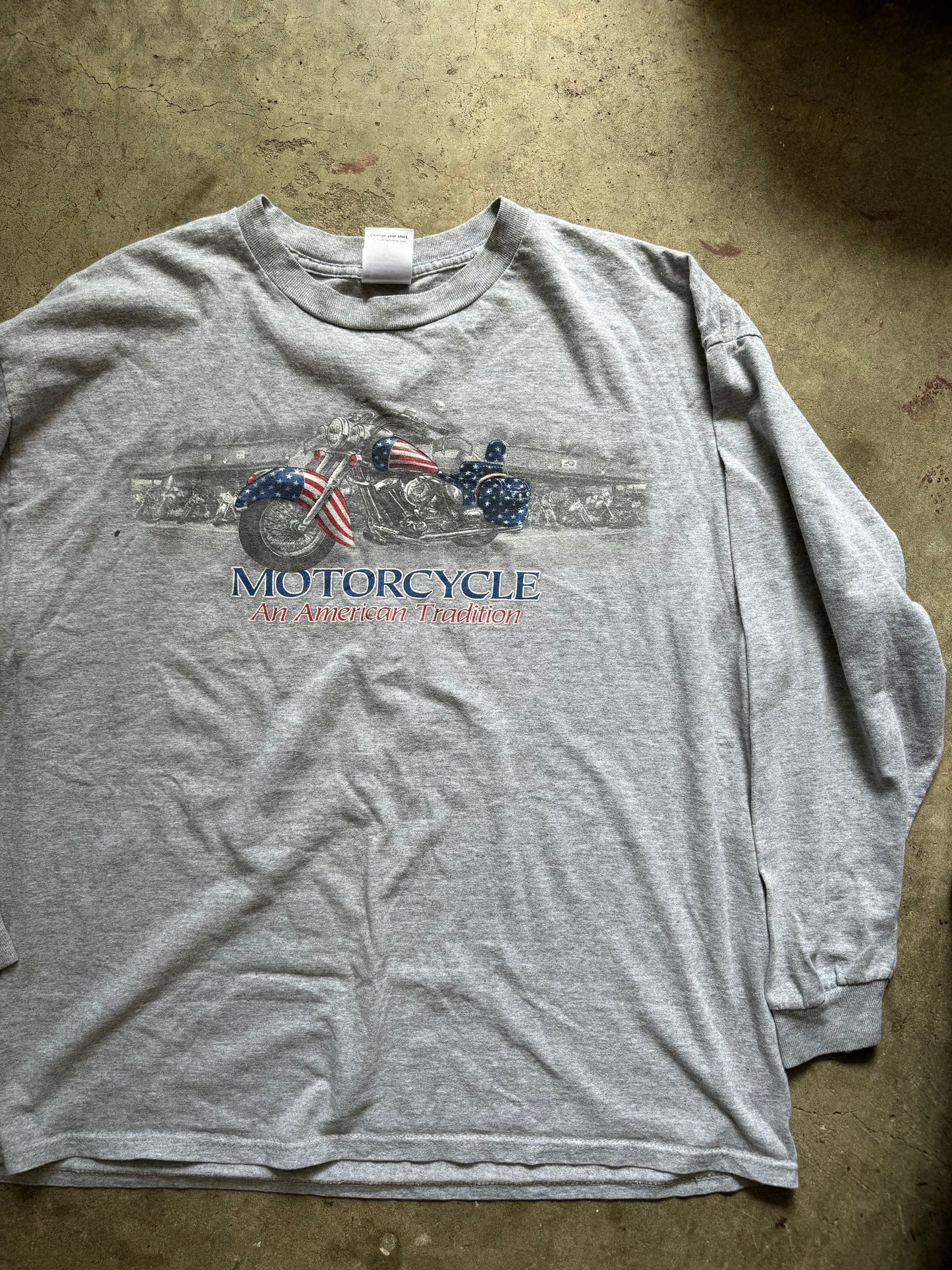 Vtg Motorcycle Tee