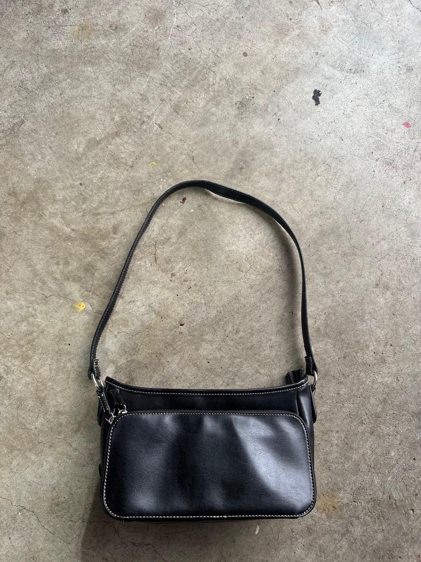 Vtg Black Purse