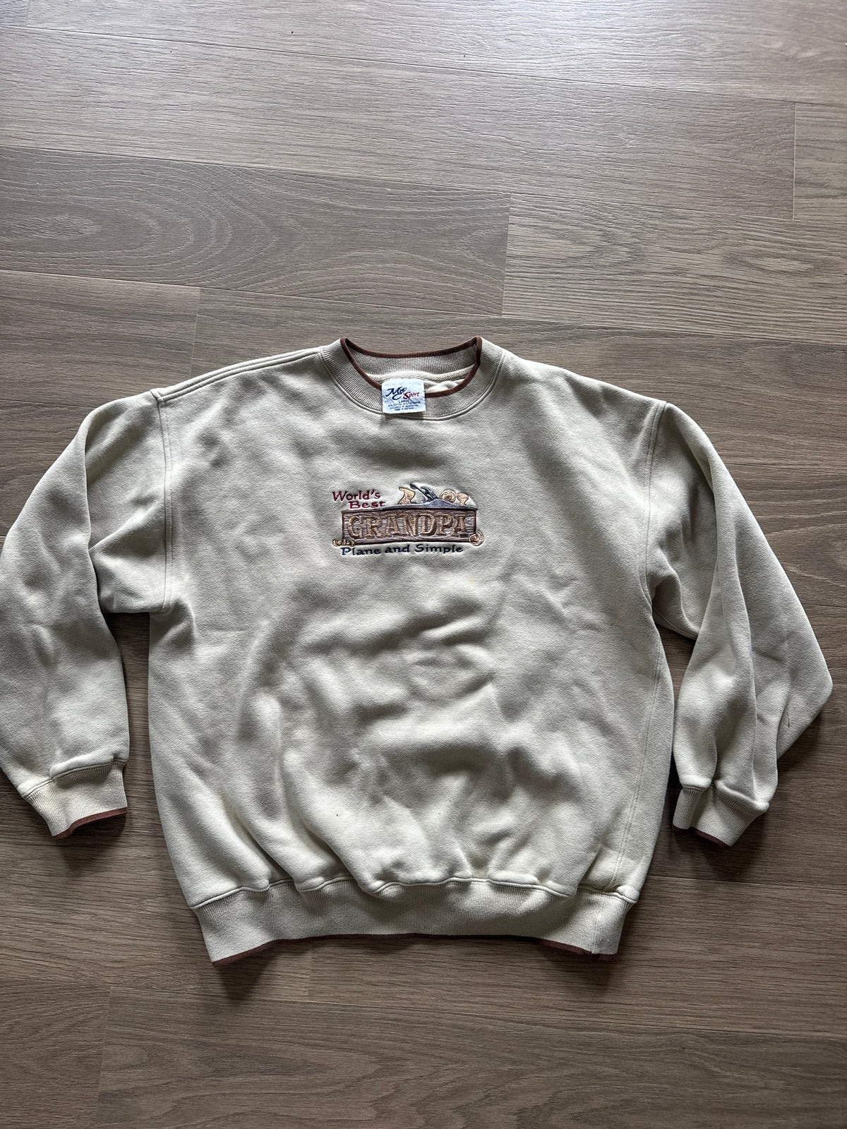 Vtg Grandpa Crewneck L