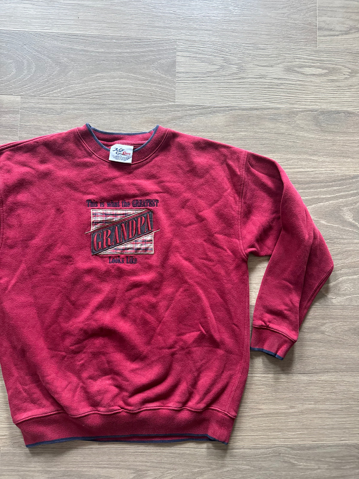 Vtg Grandpa Crewneck L