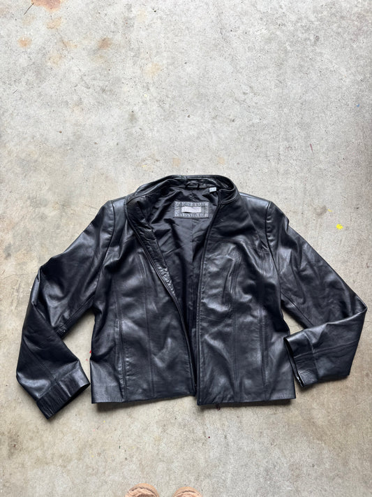 Leather jacket