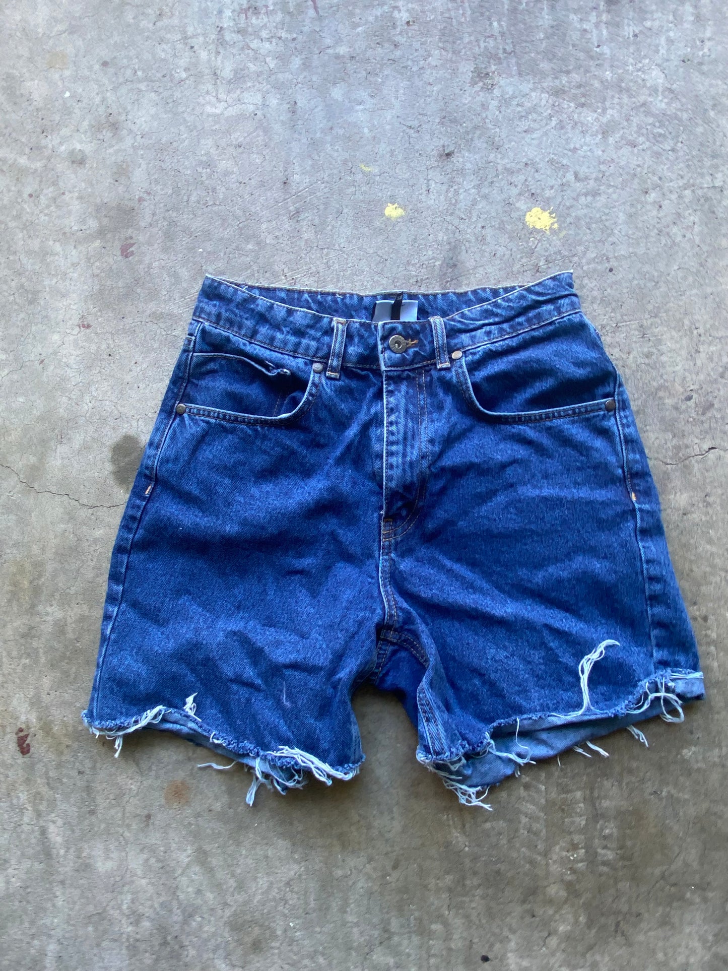 Ragged Jean Shorts