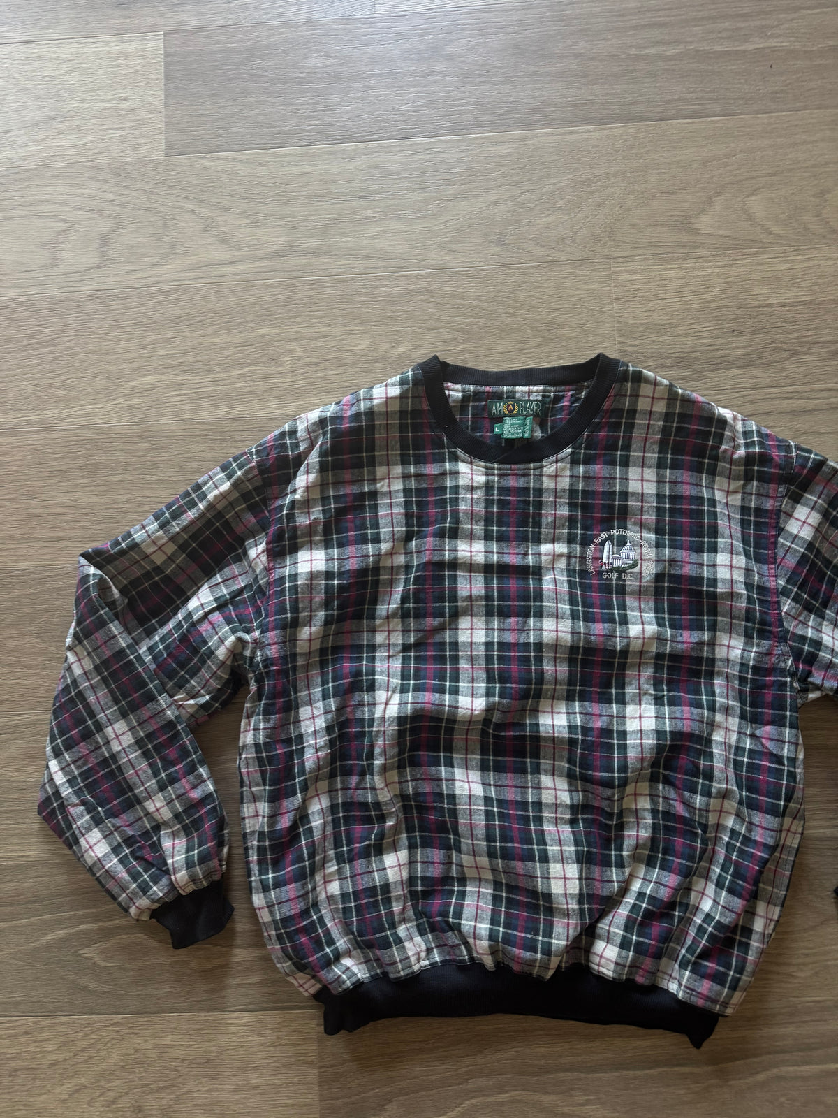 Plaid Crewneck