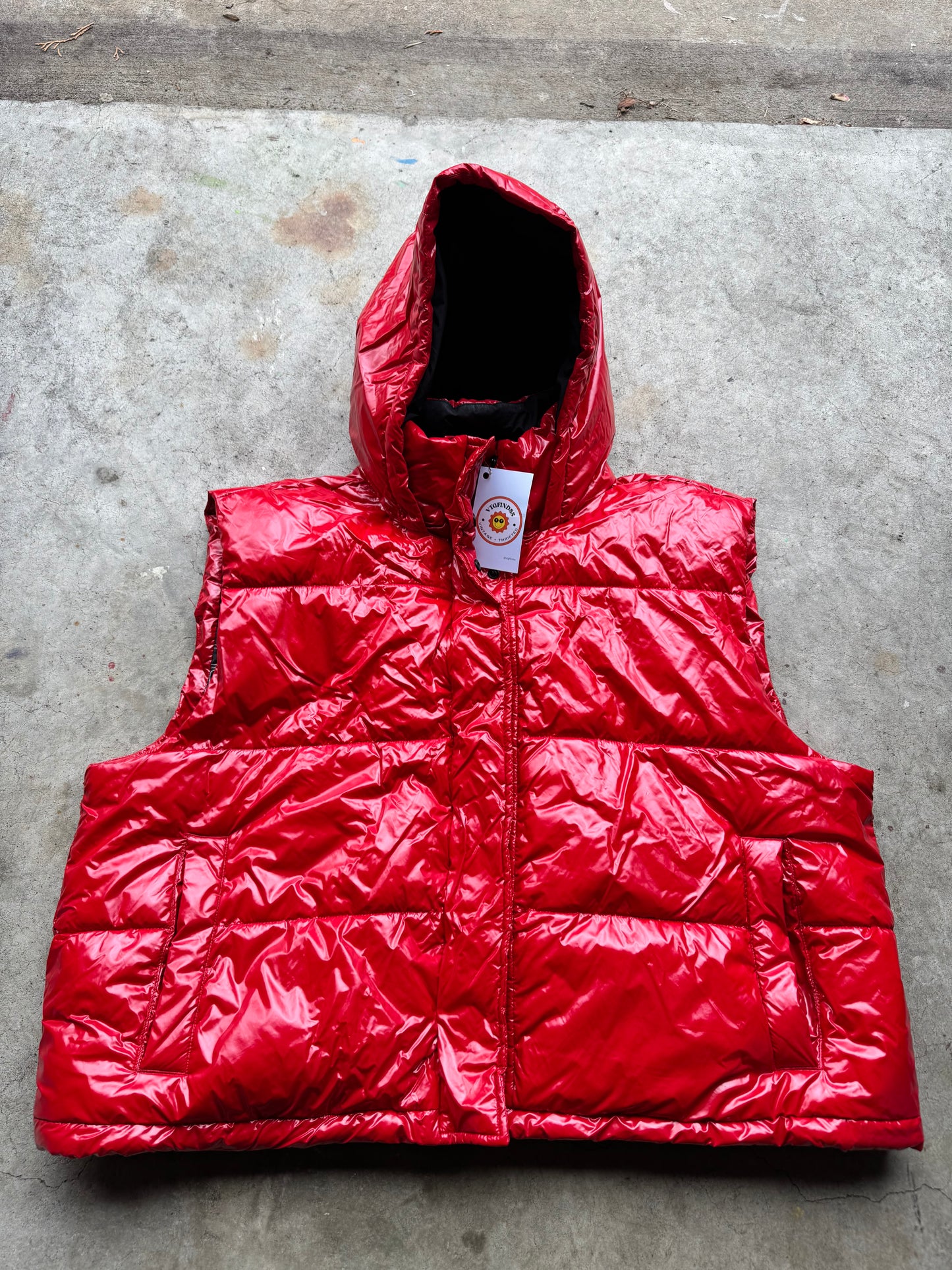Red Puffer Vest