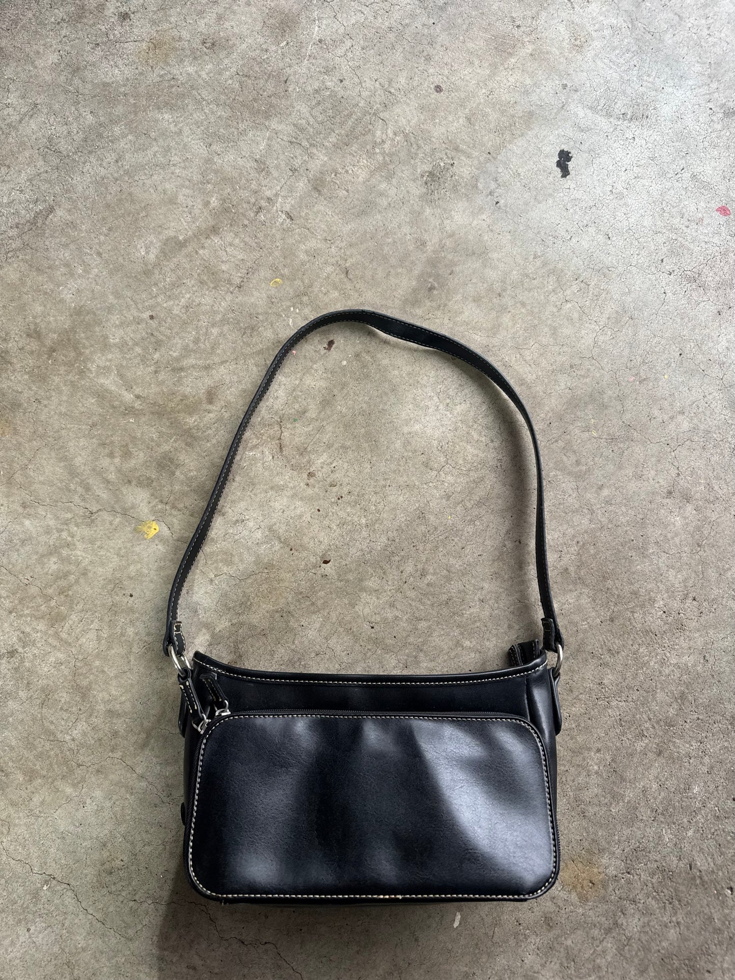 Vtg Black Purse