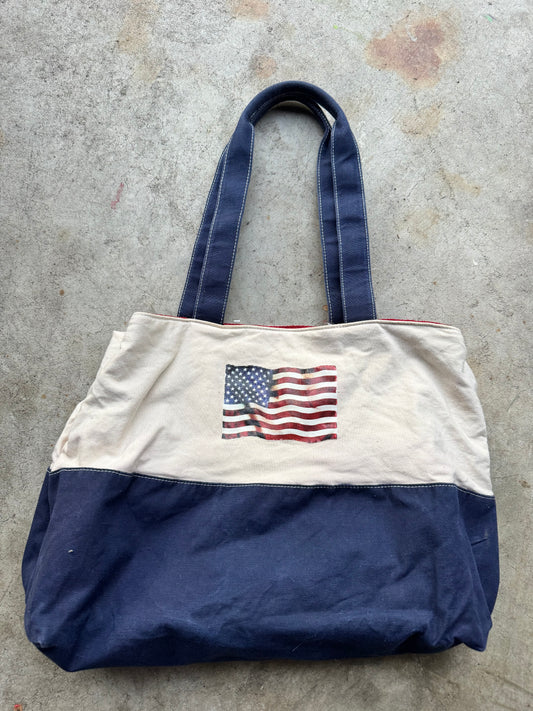 USA flag tote