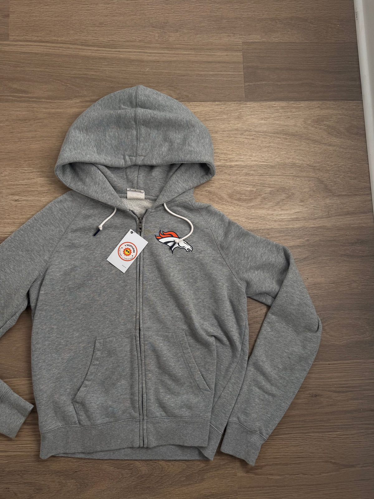 Broncos Zip Up size medium