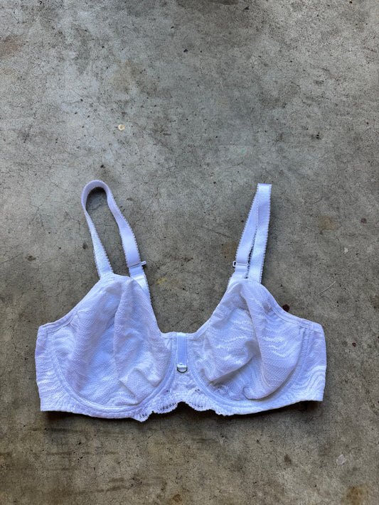 White lace bra