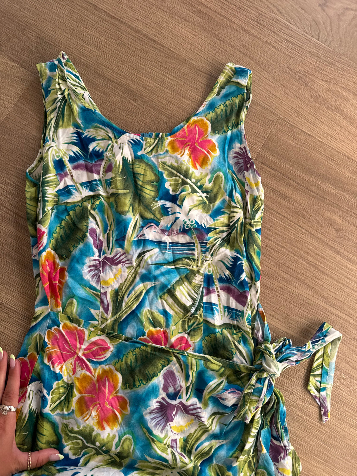 Hawaiian Tropical Dress L