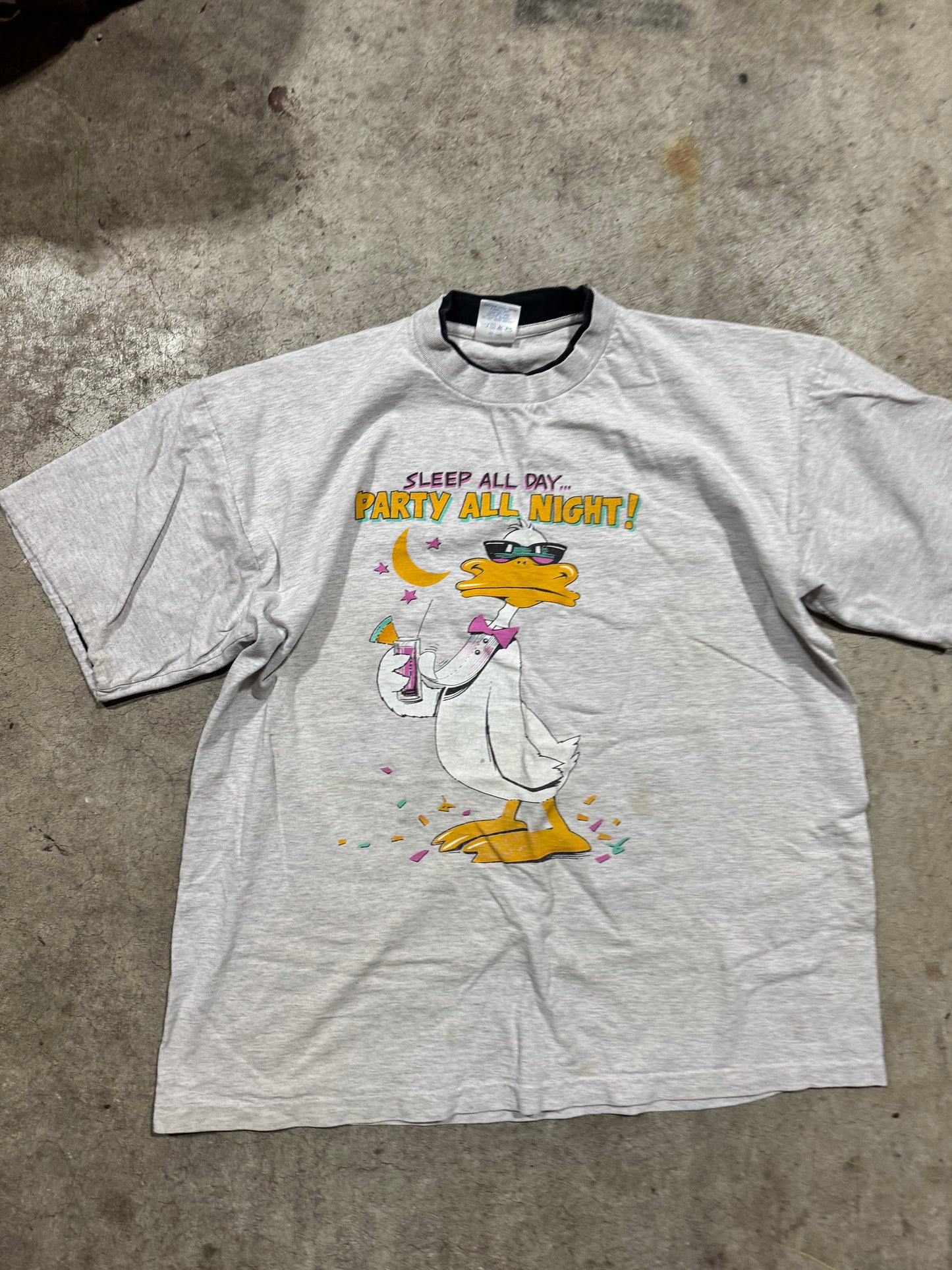 Vtg sleep all day tee