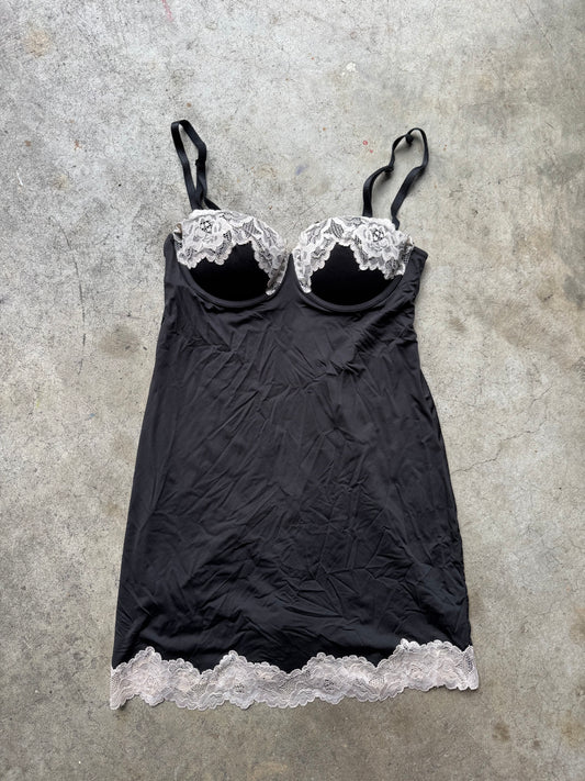H&M black slip