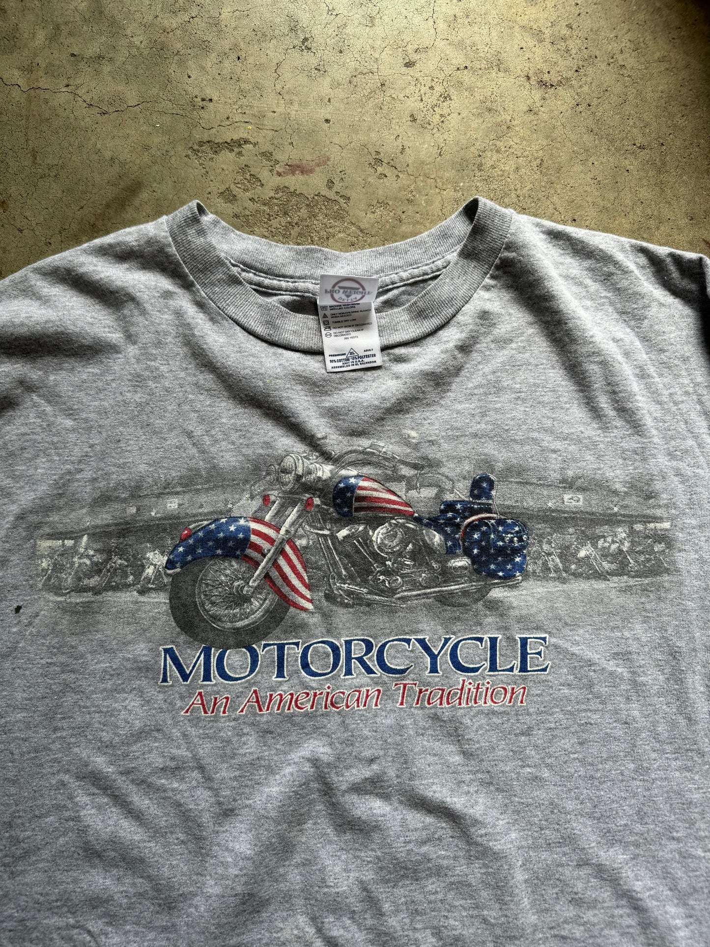 Vtg Motorcycle Tee