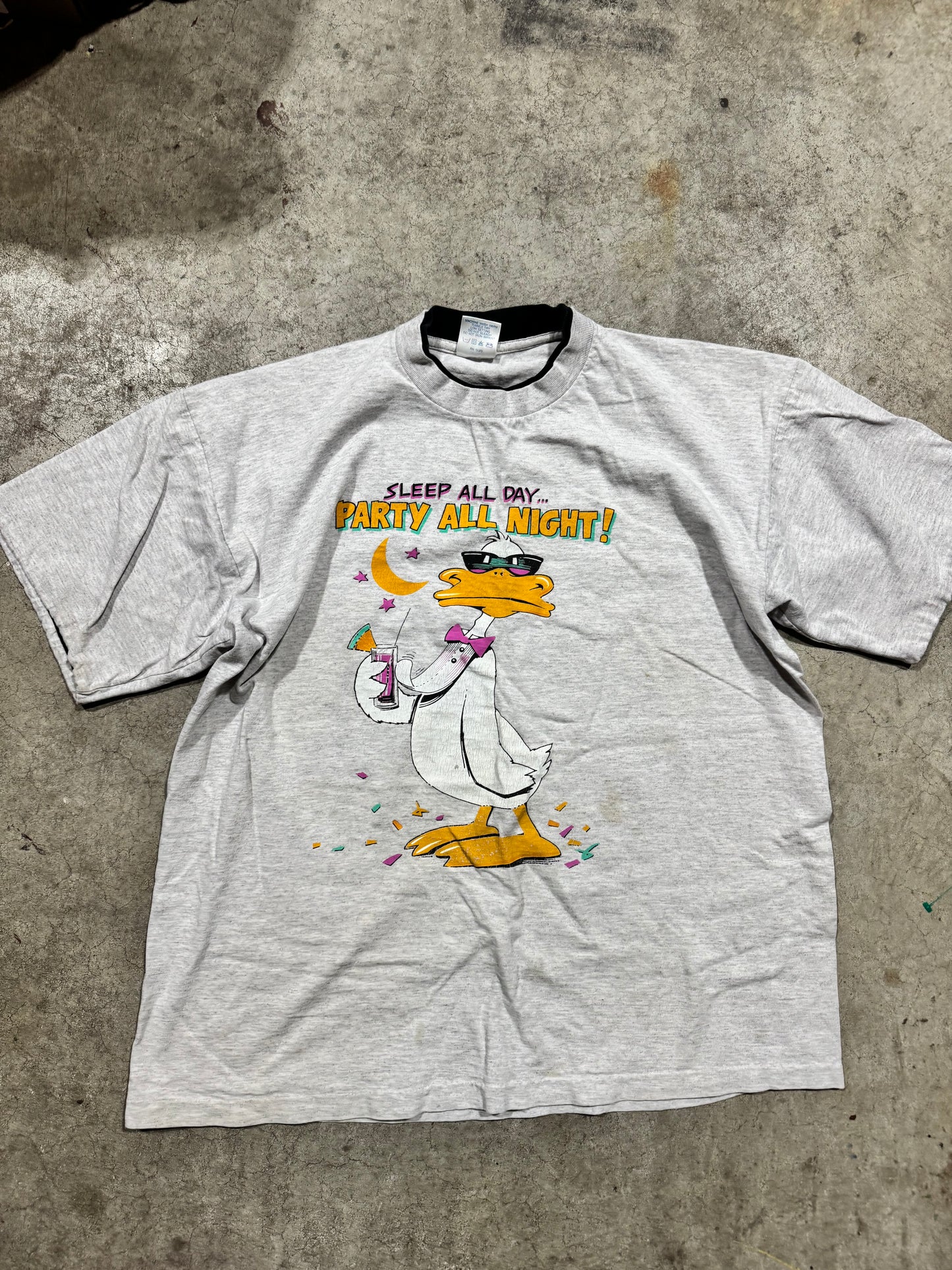 Vtg sleep all day tee
