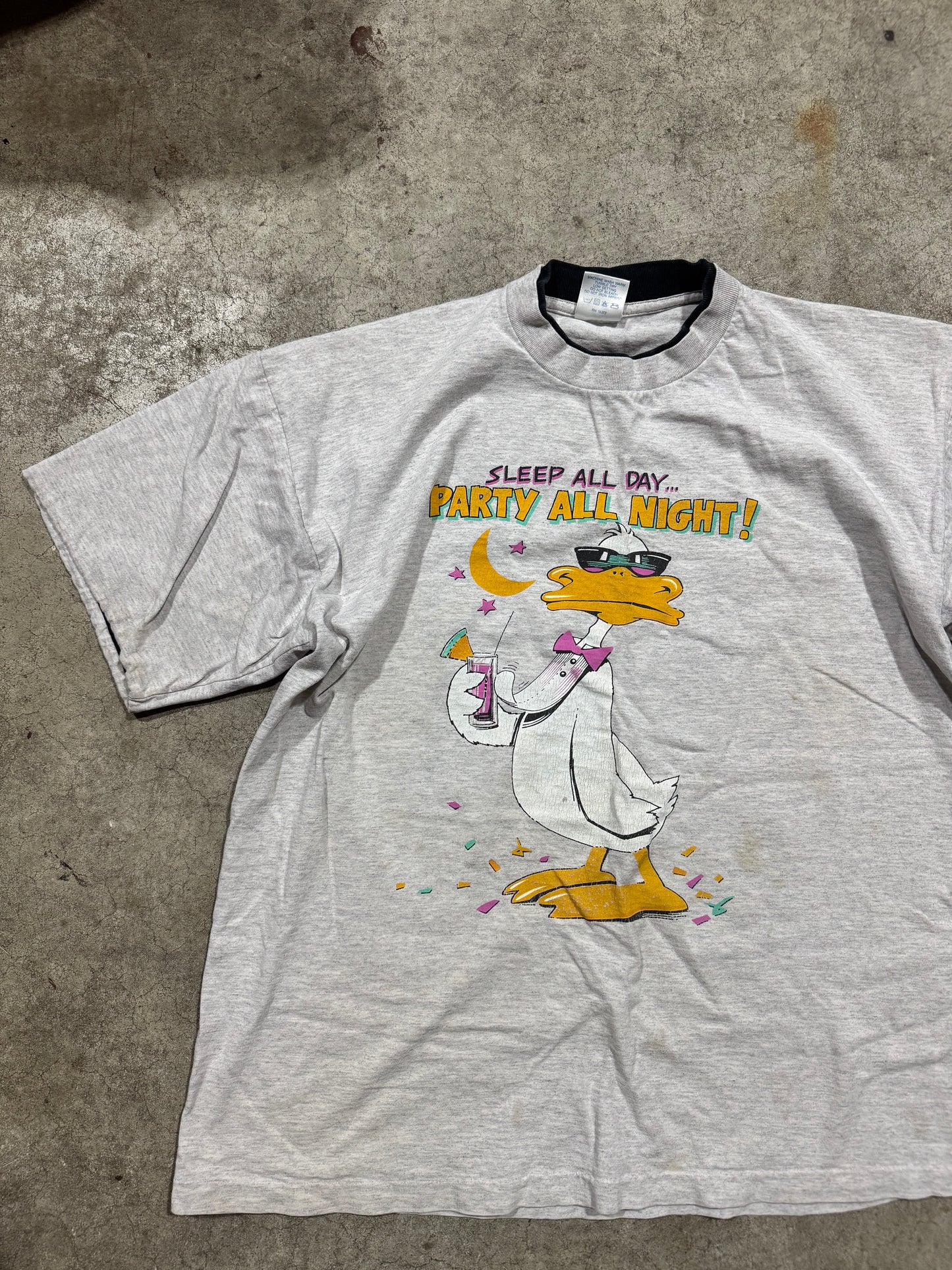 Vtg sleep all day tee
