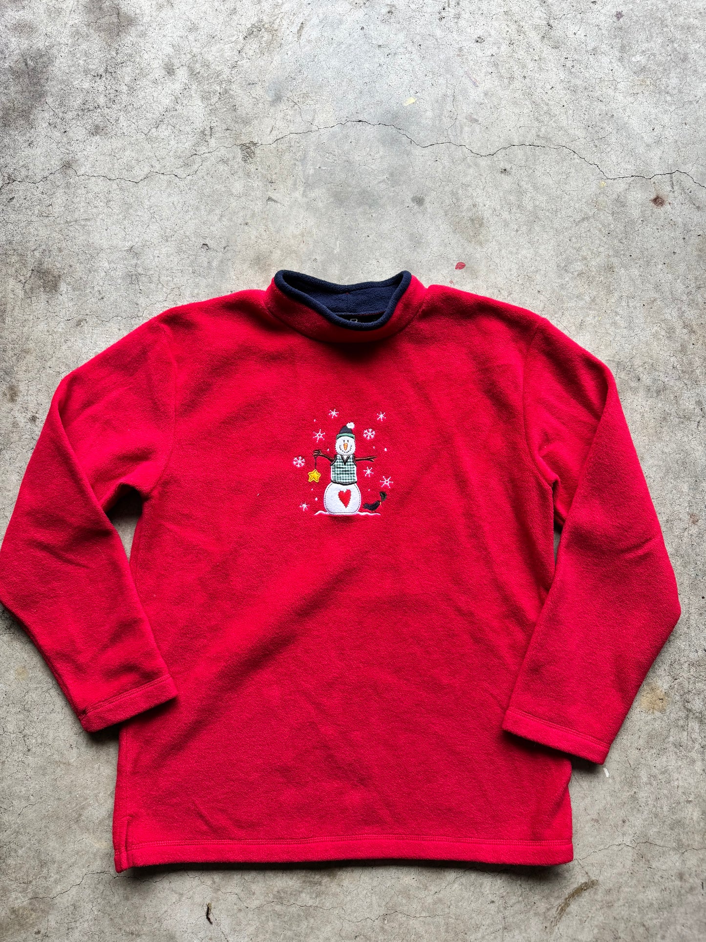 Vtg snowman crewneck