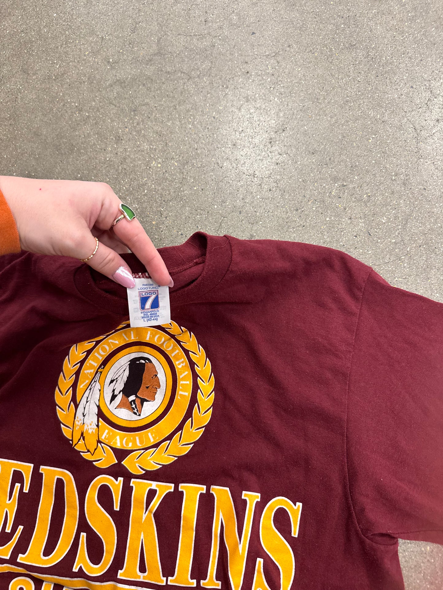 Vtg Redskins tee