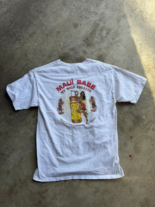 Vtg Maui Babe Tee