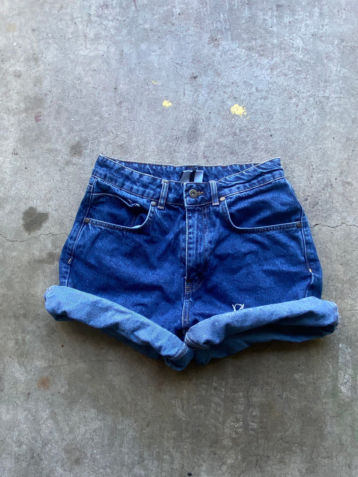 Ragged Jean Shorts