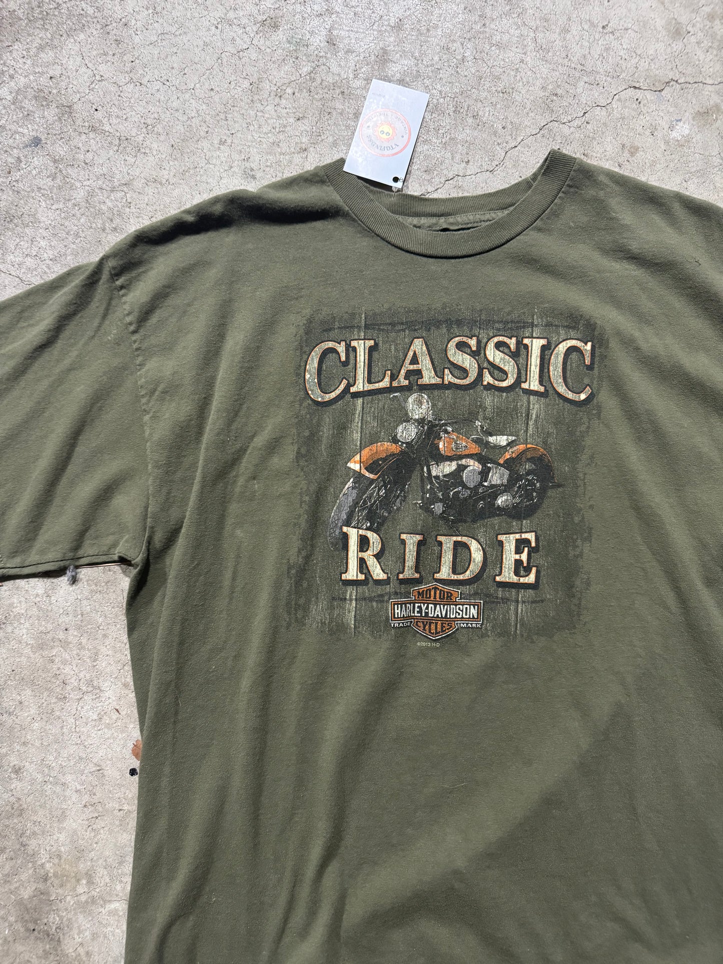 Vtg Harley tee