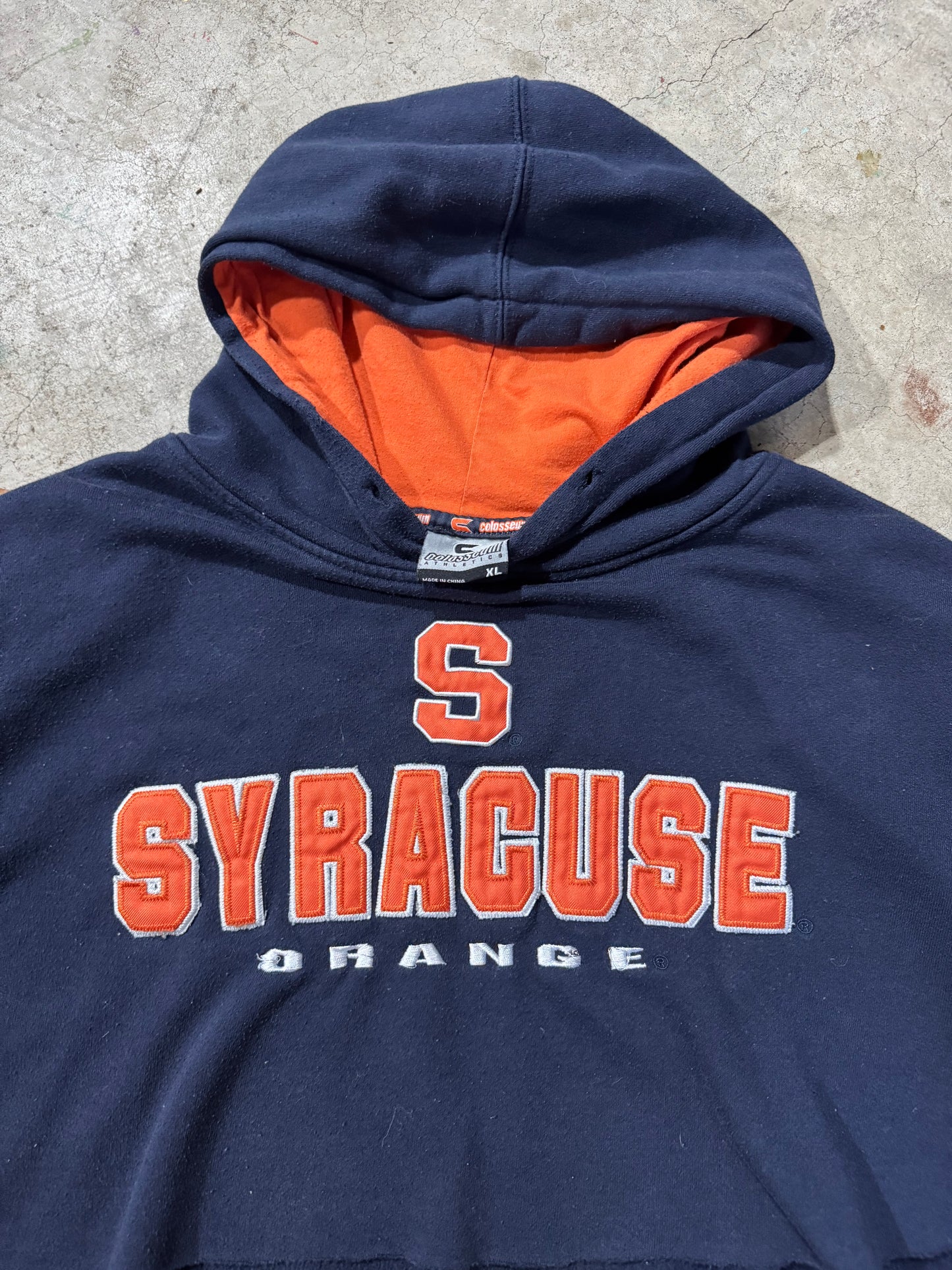 Cropped Syracuse Hoodie