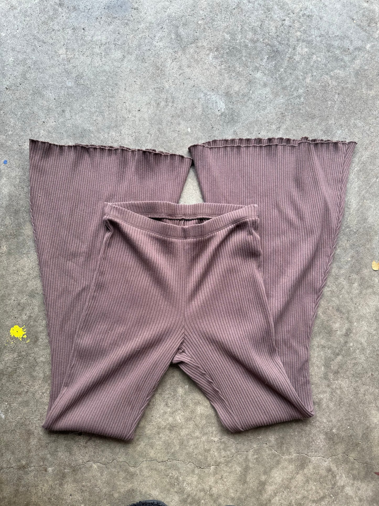 Ribbed aerie pants