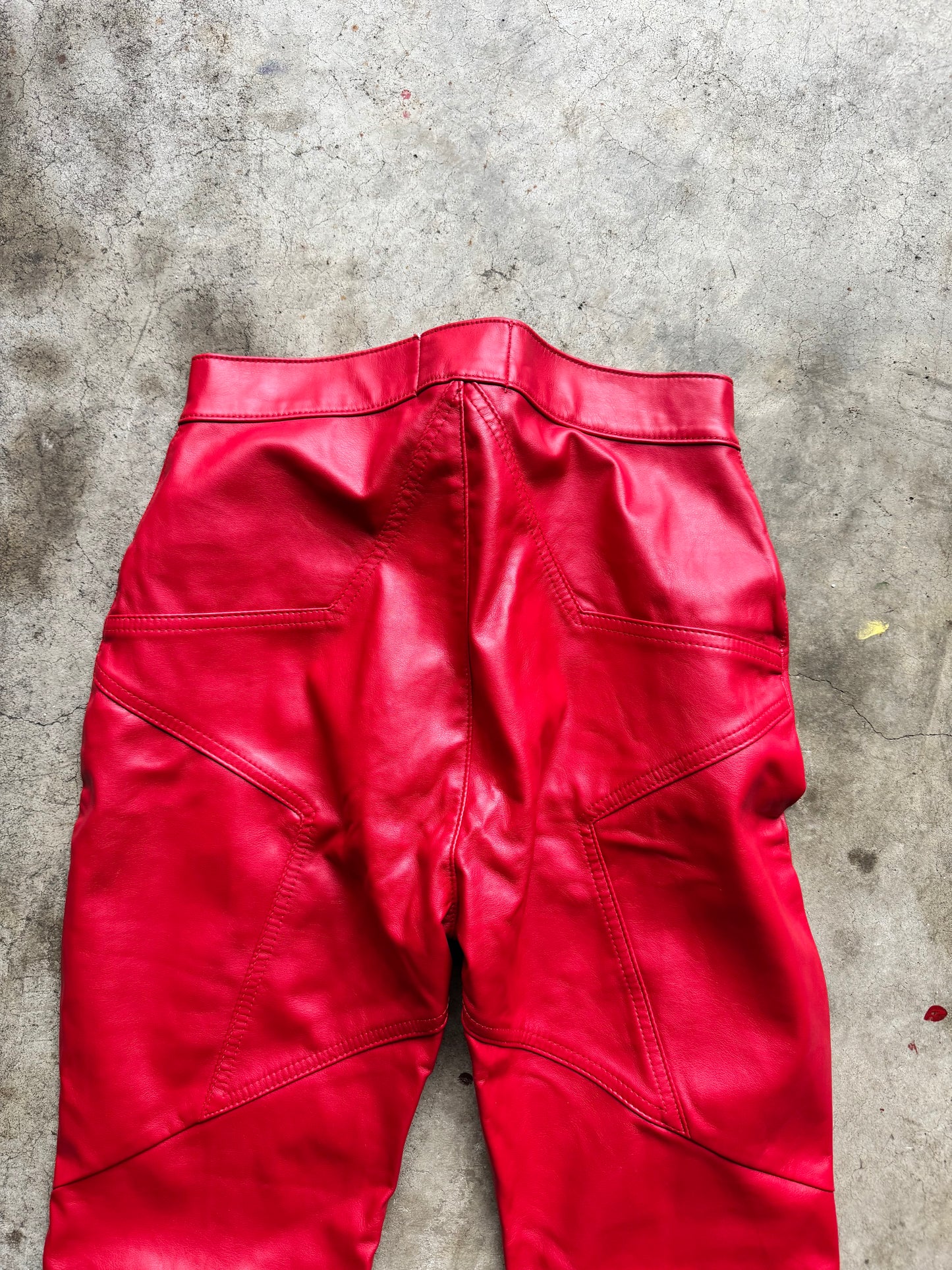 Red revice pants