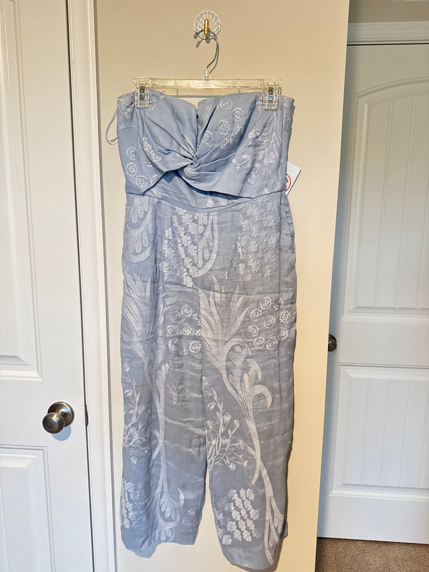 Blue Dressy Romper sz 4/small