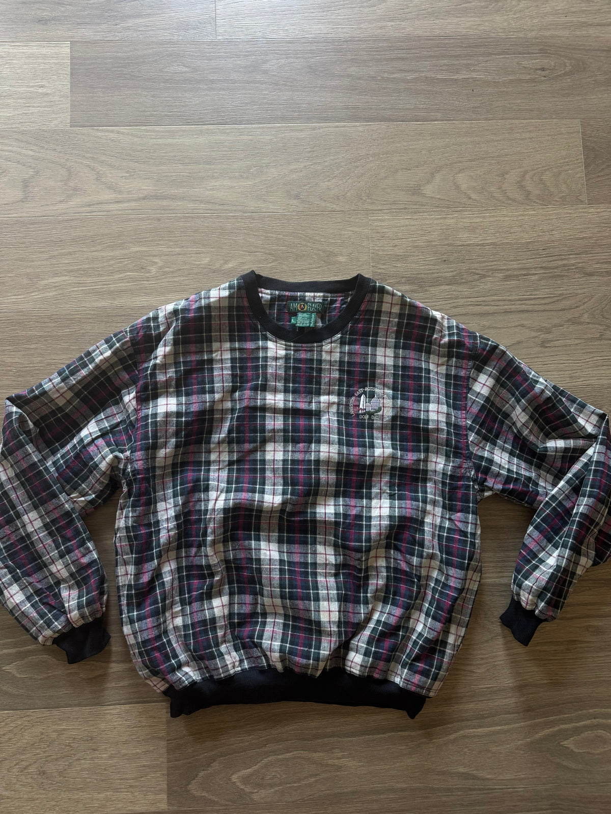 Plaid Crewneck