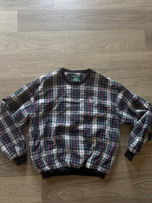 Plaid Crewneck