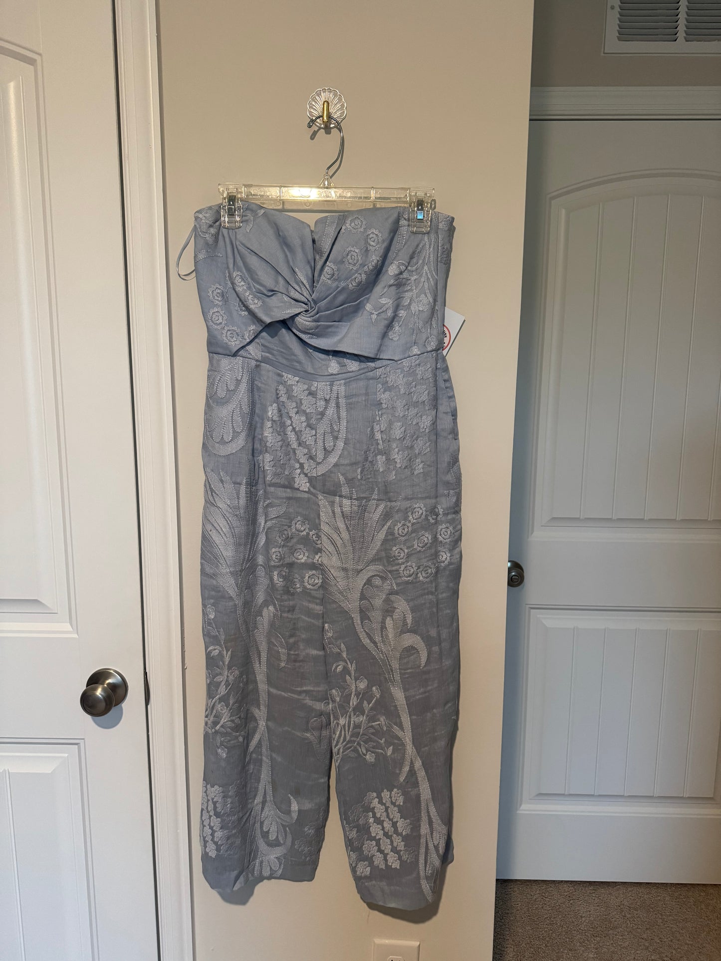 Blue Dressy Romper sz 4/small