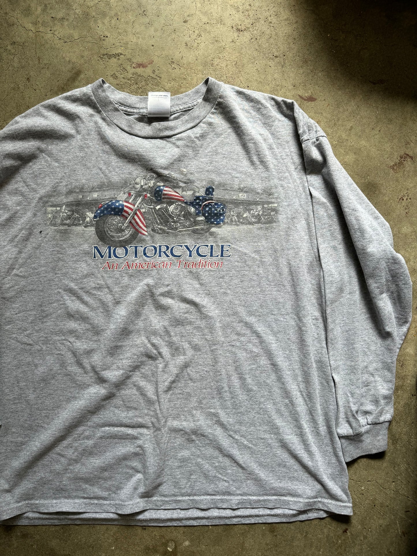 Vtg Motorcycle Tee