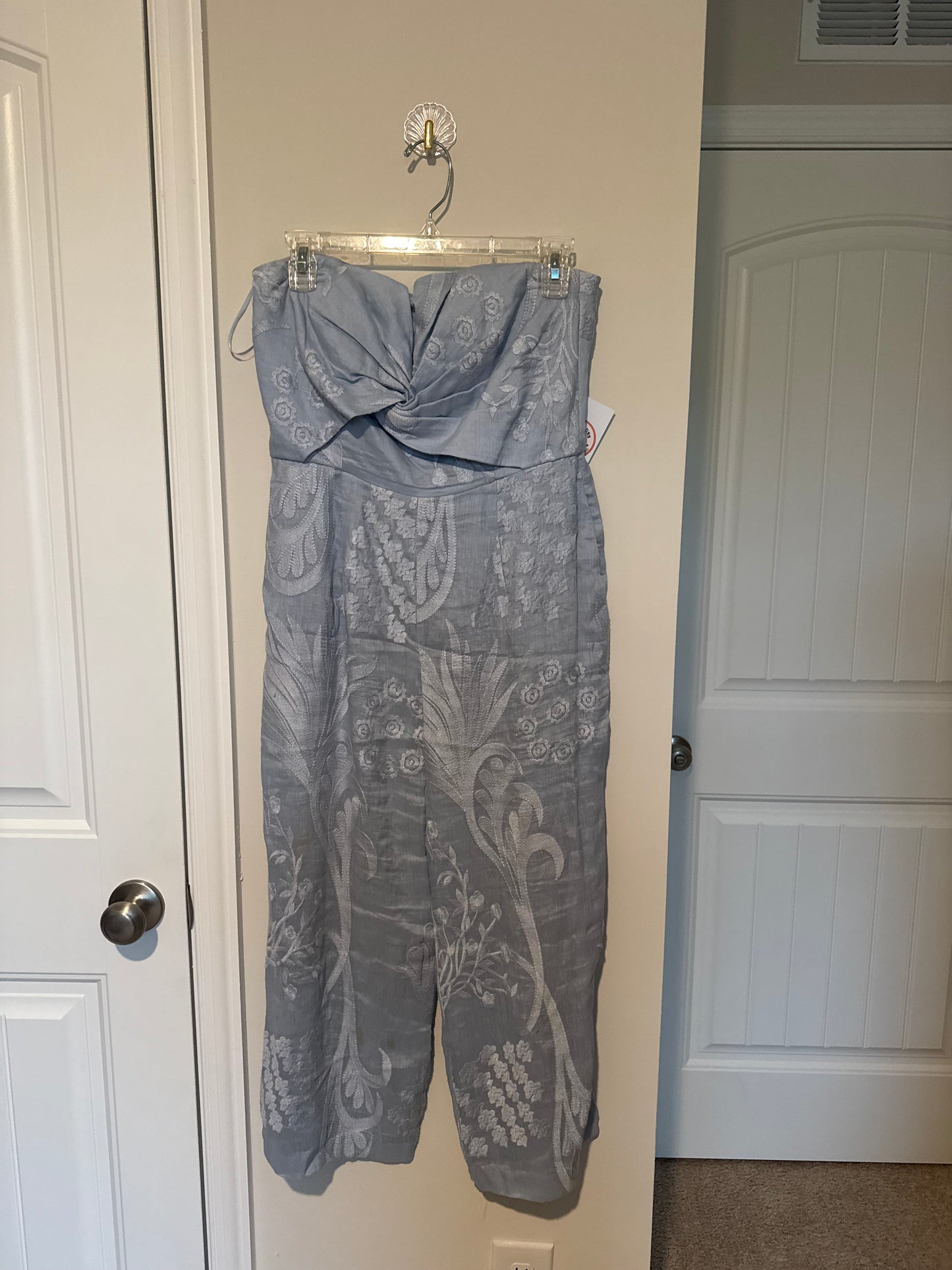 Blue Dressy Romper sz 4/small