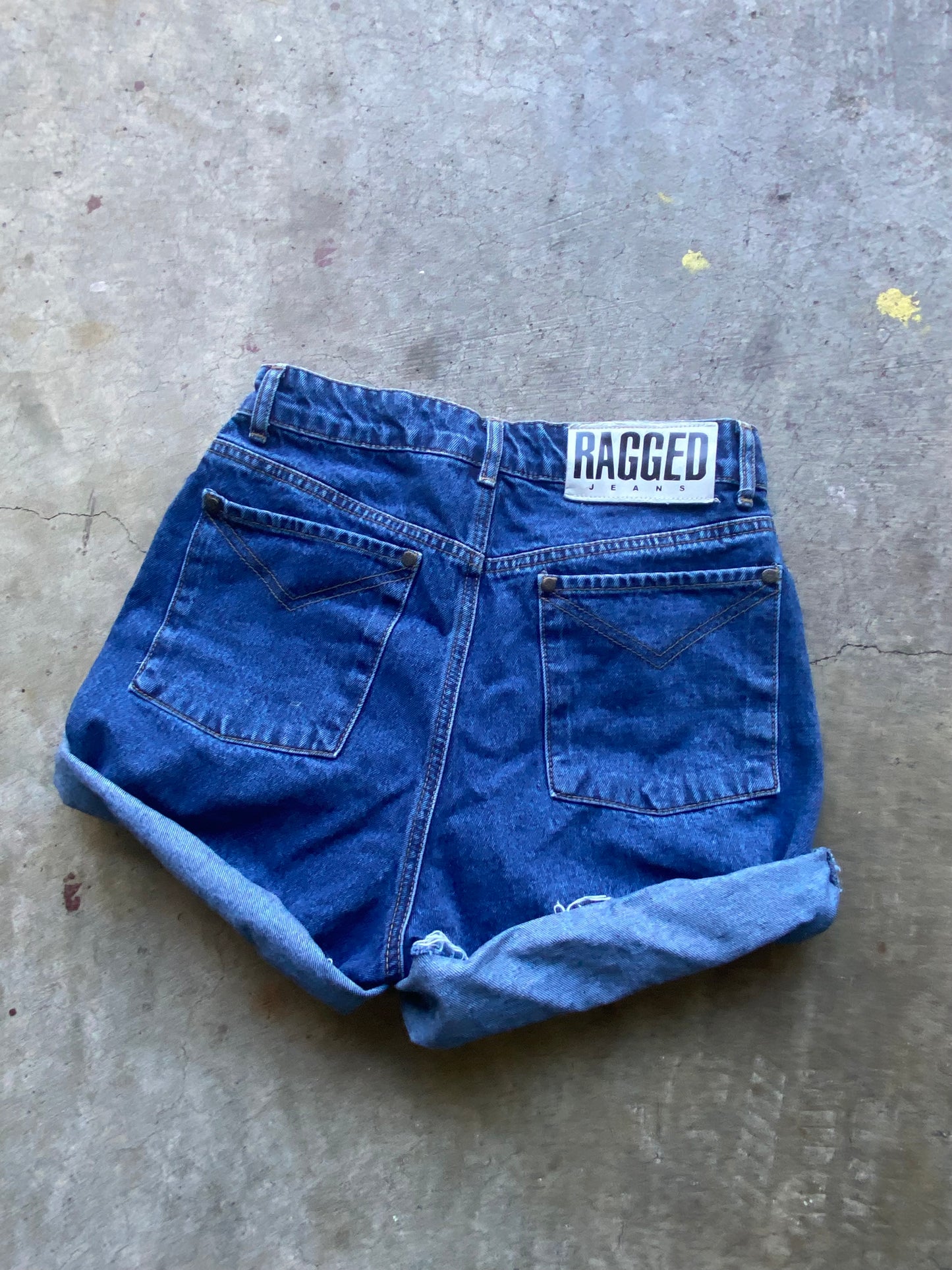 Ragged Jean Shorts