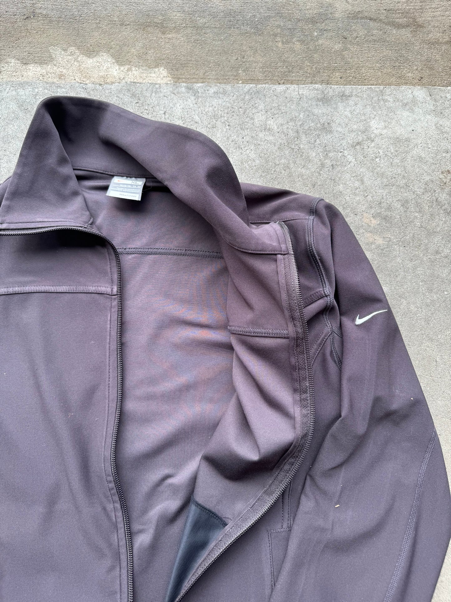 Vtg Brown Nike Zip