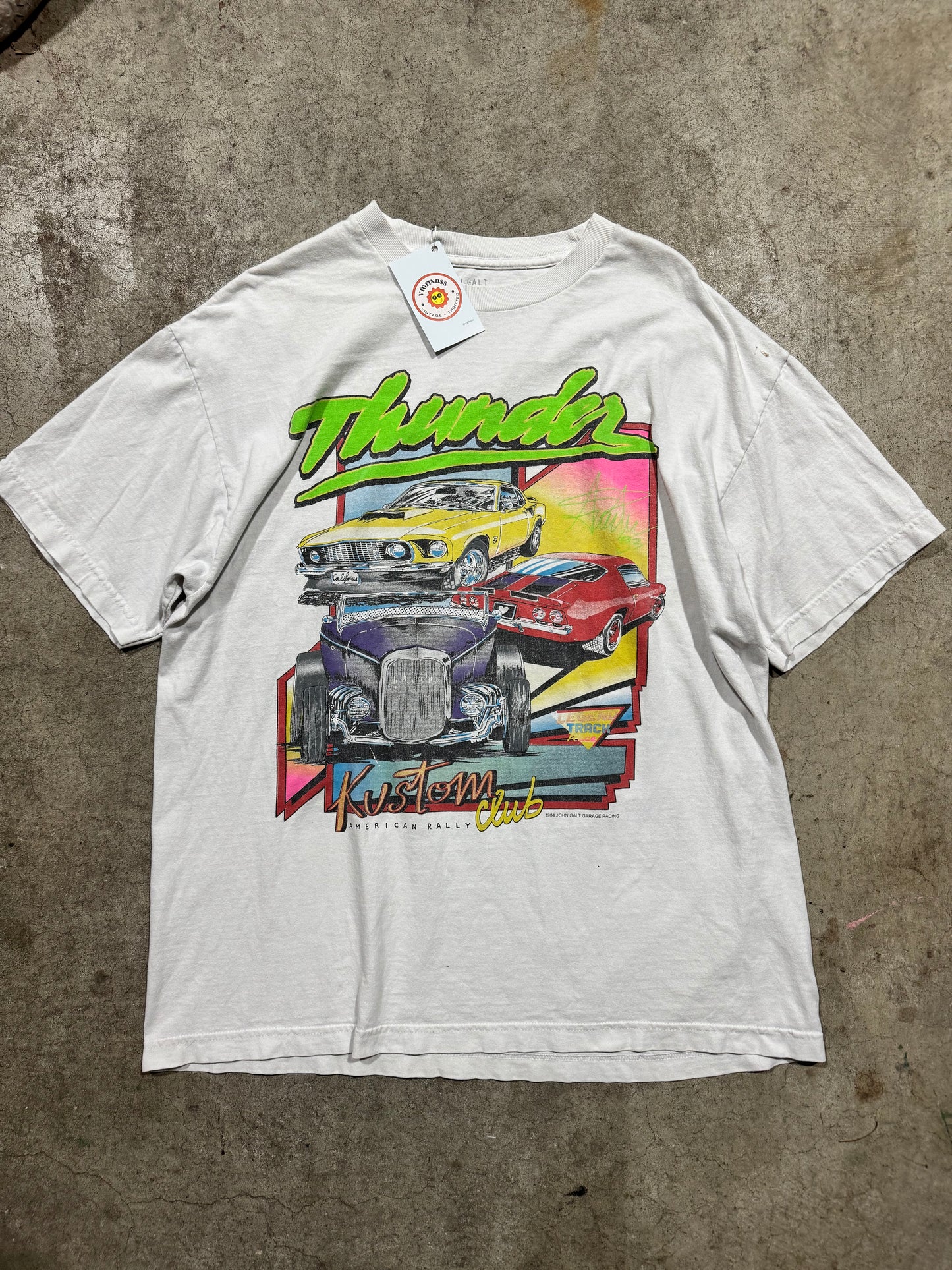 Vtg Car Tee